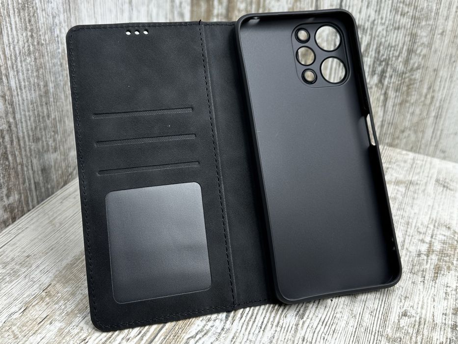 Прошитый чехол - книжка на Xiaomi Redmi 12/ 13. На магните