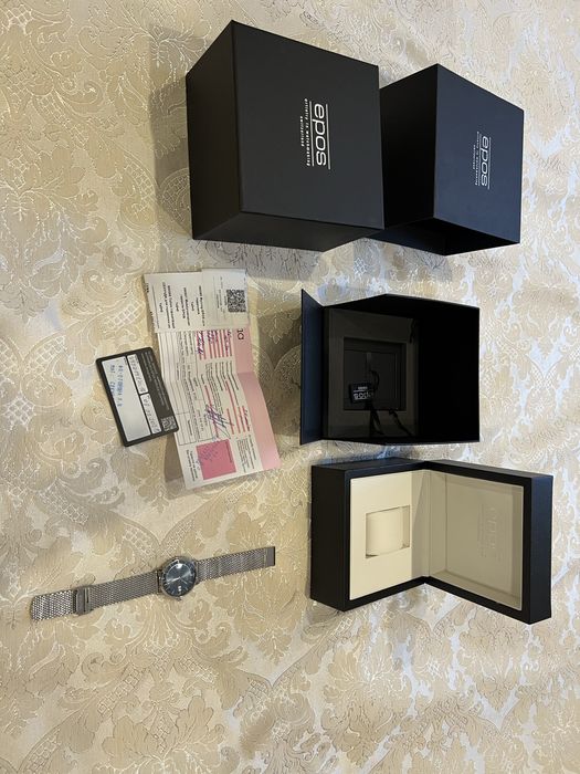 Годинник EPOS 3437 swiss made механіка стильний класичний