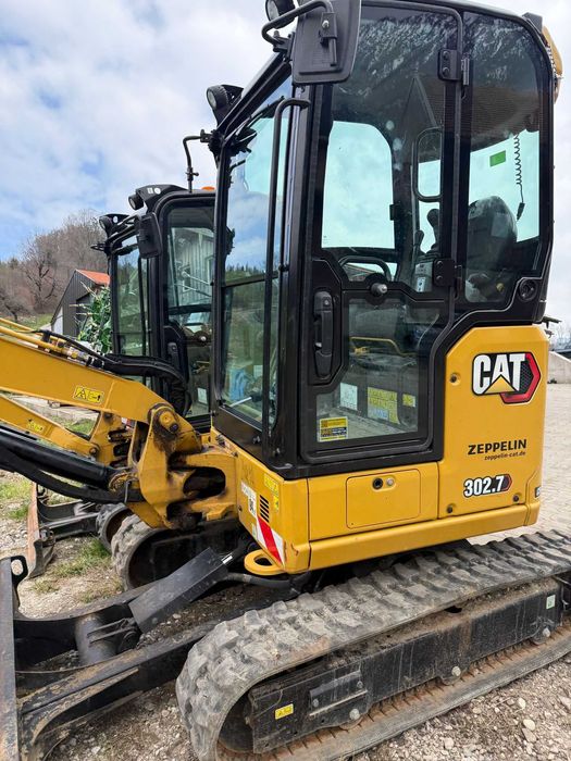 Caterpillar MINIKOPARKA 302.7 CR 302 CR 302.7CR 303, 2022r,  3xłyżki