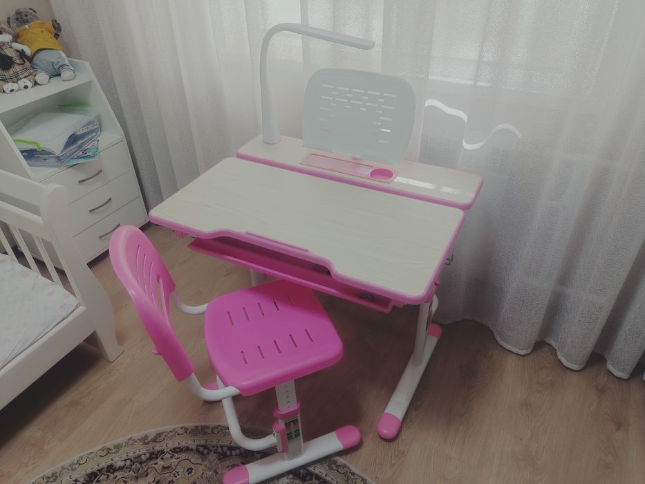 Растущая парта FunDesk Bellissima Pink