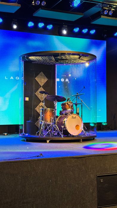 Aquário acústico bateria