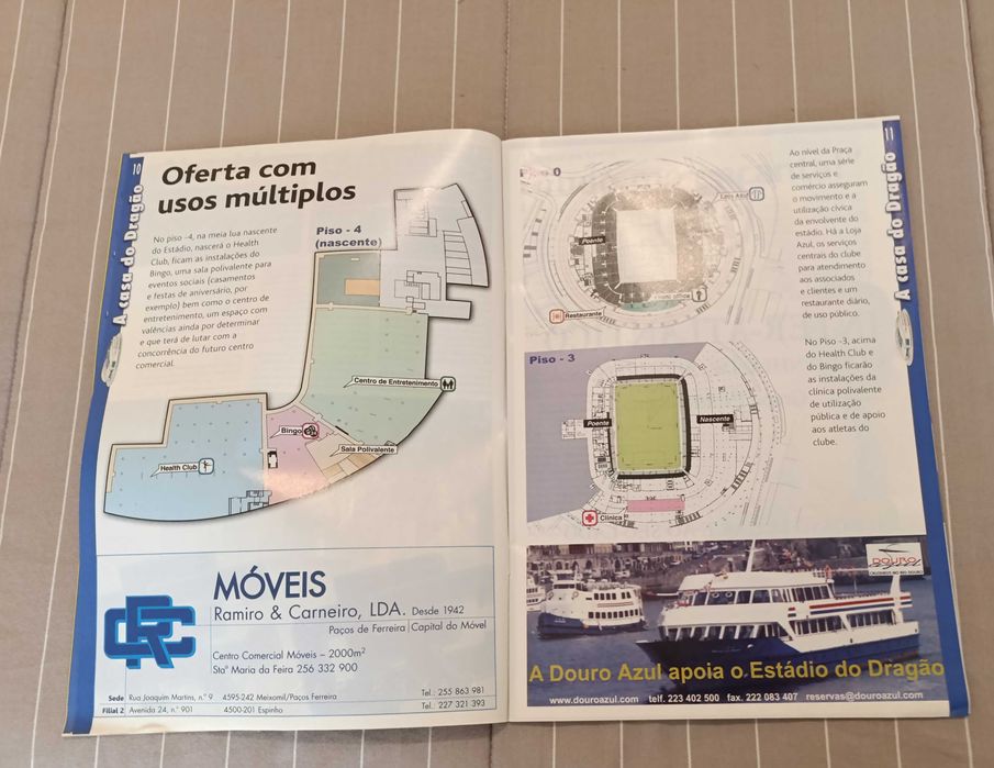 Revista O Jogo A Casa Dragão + Fotos Gigantes Estádio Plantel Ano  FCP