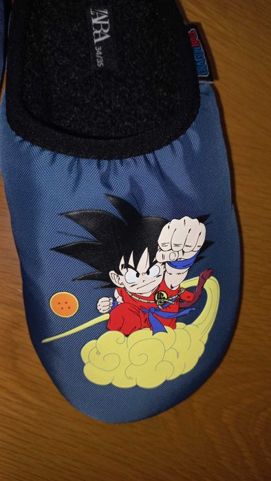 Pantufas/chinelos Dragon Ball de criança tamanho 34/35