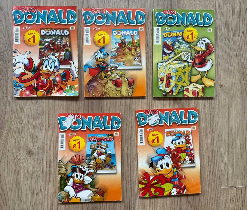 Lote 5 Revistas Disney Pato Donald – Reedições