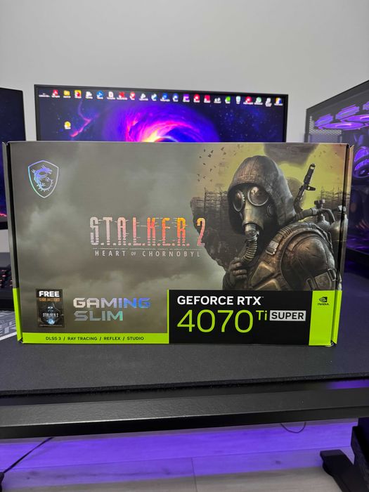 MSI RTX 4070 Ti SUPER Gaming Slim S.T.A.L.K.E.R. 16GB GDDR6X