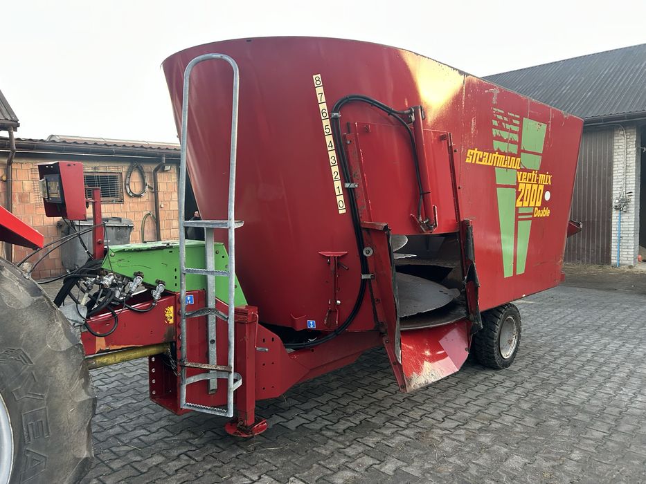 Wóz paszowy, paszowóz Strautmann verti mix 2000