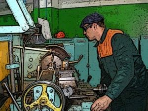 Токарные работы.