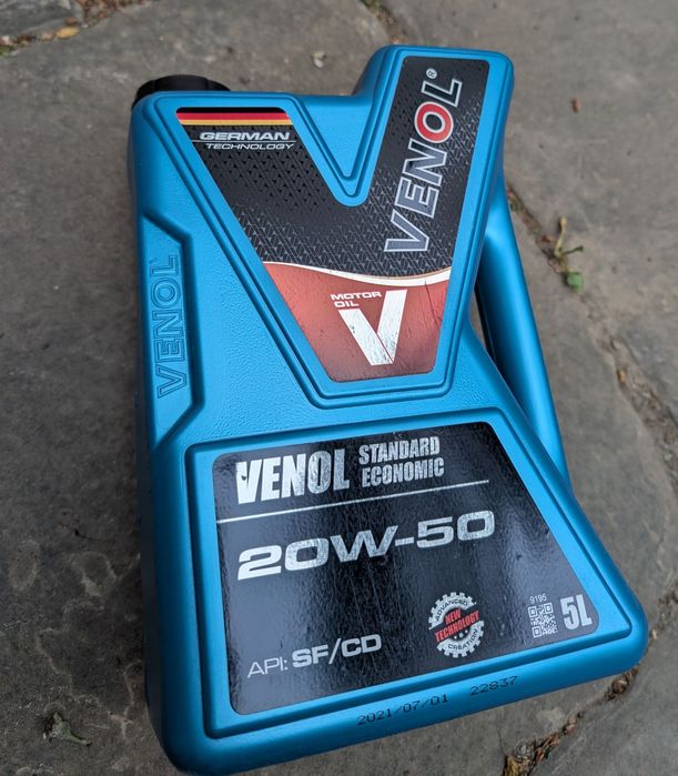 Олива моторна Venol 20w50 API SF/CD (SF/CC)