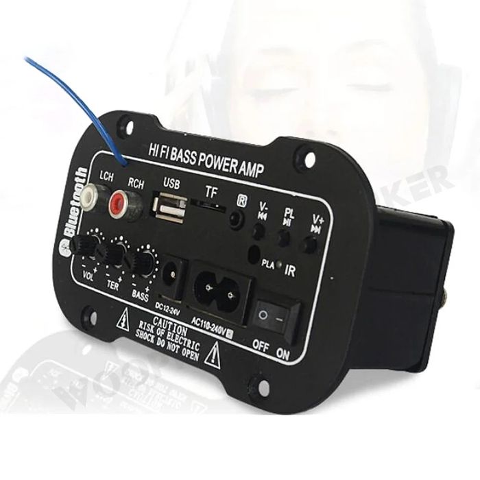 Усилитель мощности звука 30W, Bluetooth , Fm-приемник, usb, мр3 плеер