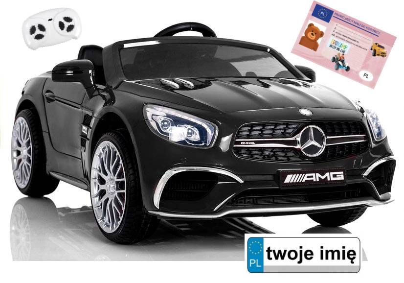 Auto na akumulator MERCEDES SL65 z panelem LCD MP4 KOŁA EVA 2.4Ghz