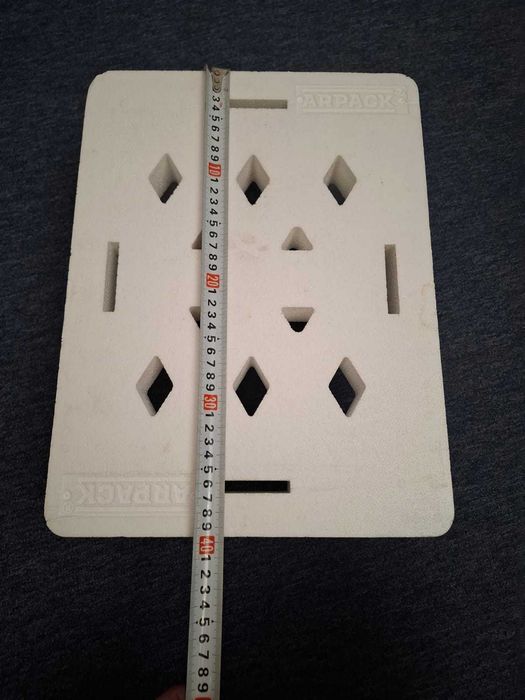 mini palety styropianowe, podstawki, paletki styropianowe