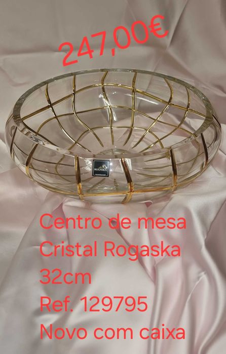 Rogaska Crystal Table Centerpiece