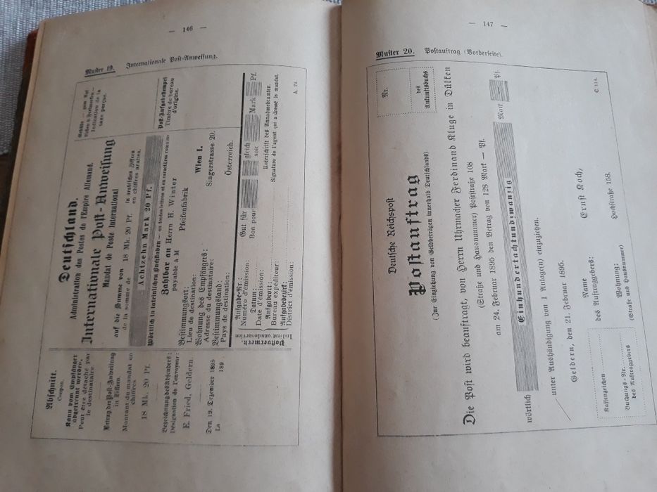 1896r Der Geschaftsmann (Biznesmen) - J. Wewer. Stara książka