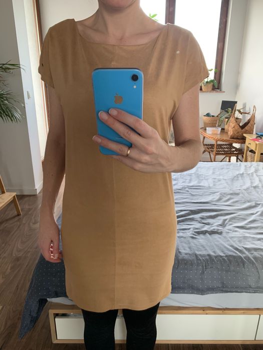 Sukienka/tunika Mohito brązowa