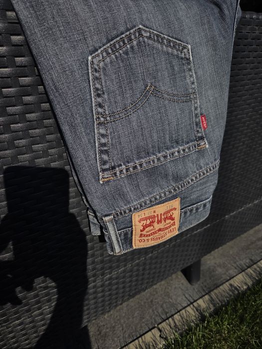 Levi's 511, Levis 511, 33 34, W33 L34, granat, szary jeans
