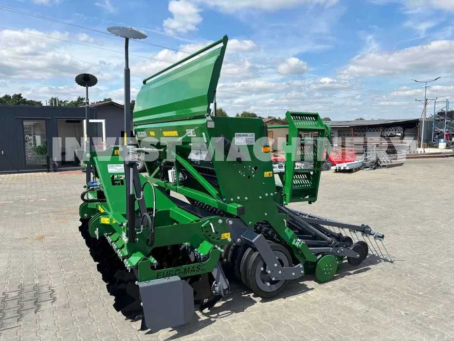 Agregat uprawowo-siewny nabudowany 3m brona siewnik NOWY EURO-MASZ !!!