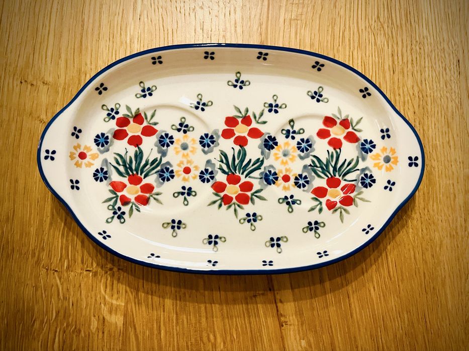 Ceramika bolesławiec tacka Unikat