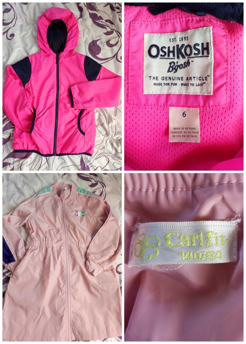 Легка курточка та плащ на дівчинку