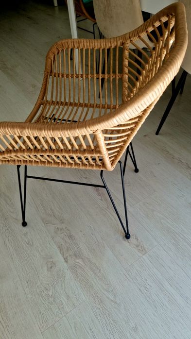 Conjunto 2 cadeiras vime sintético