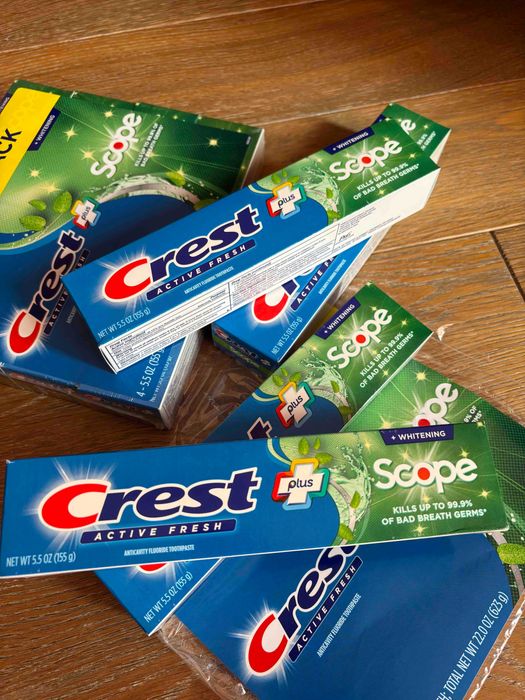 Зубна паста Crest + Scope Outlast Ultra Active Fresh, 178 г