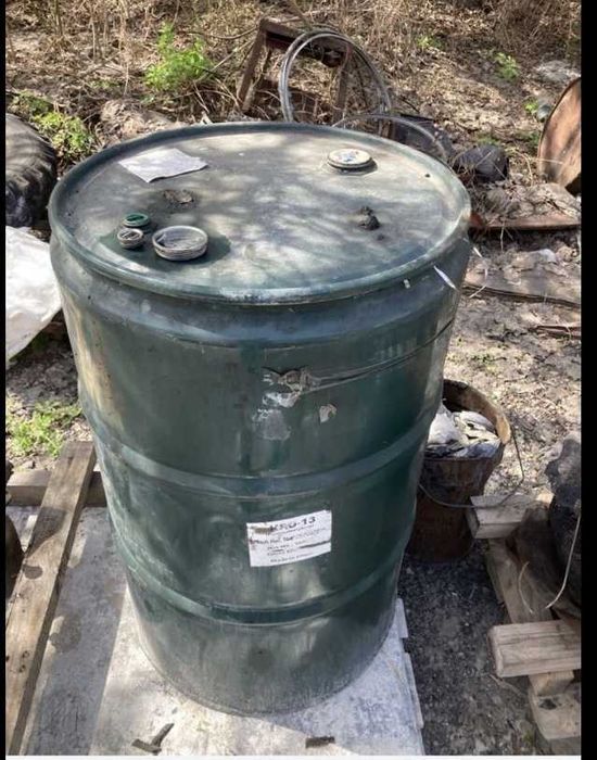 бочка 200л с хомутом и без