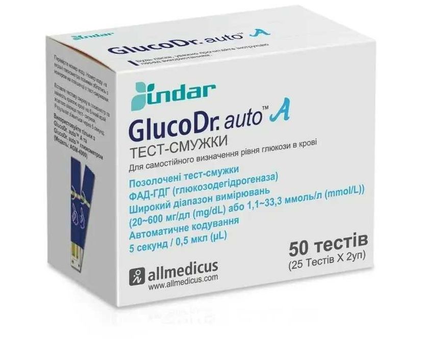 Тест-смужки GlucoDr. А