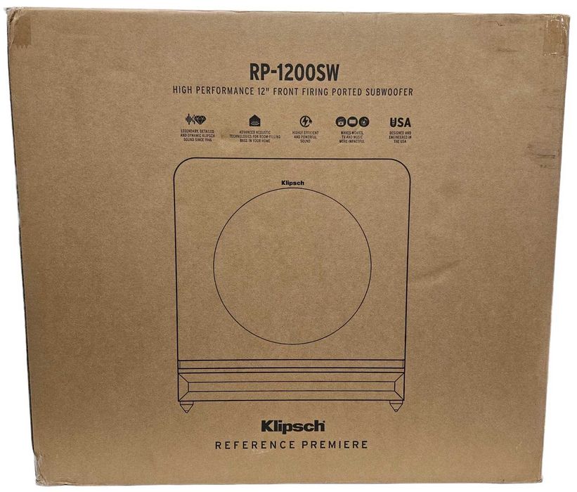 Klipsch RP-1200SW subwoofer 400 W NOWY, 24 m-ce GW.
