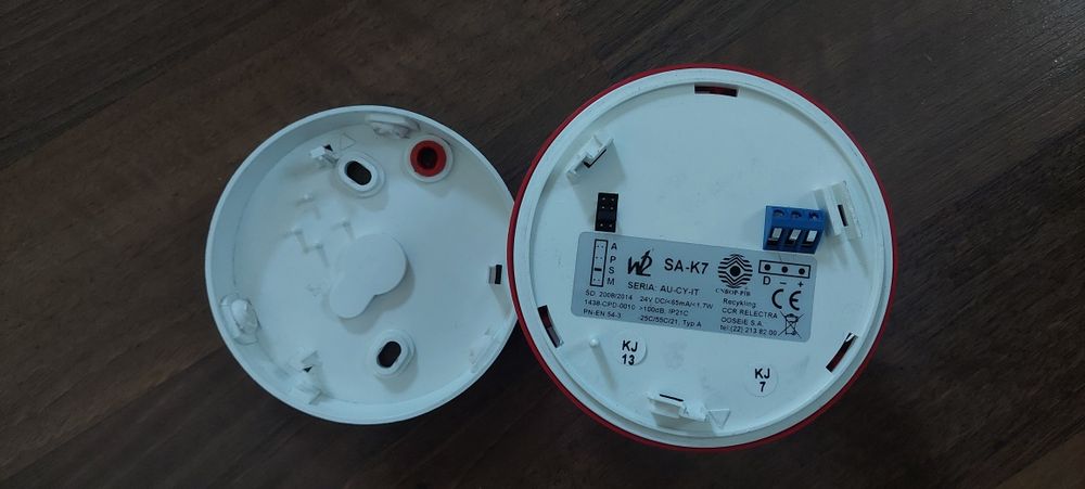 Sygnalizator akustyczny przeciwpożarowy SA-K7 W2