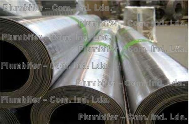 Chumbo laminado para isolamentos e barreiras anti radiações