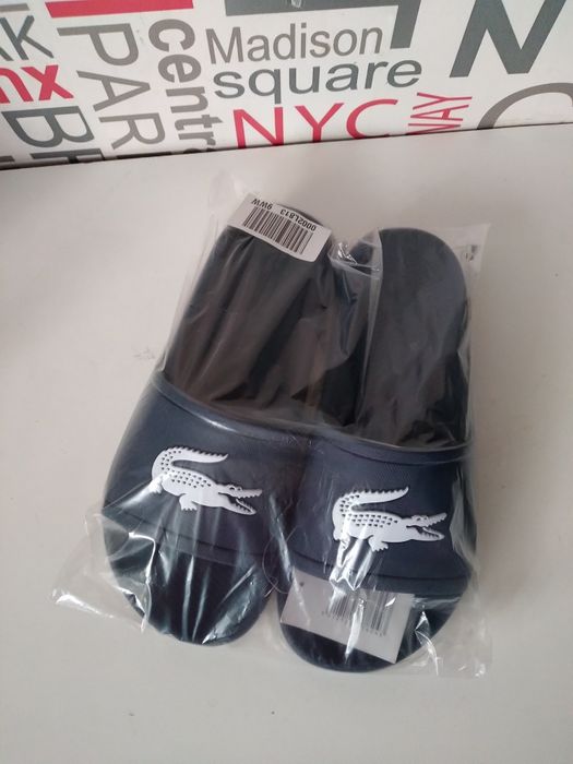 Klapki Lacoste Croco Slide r. 39,5