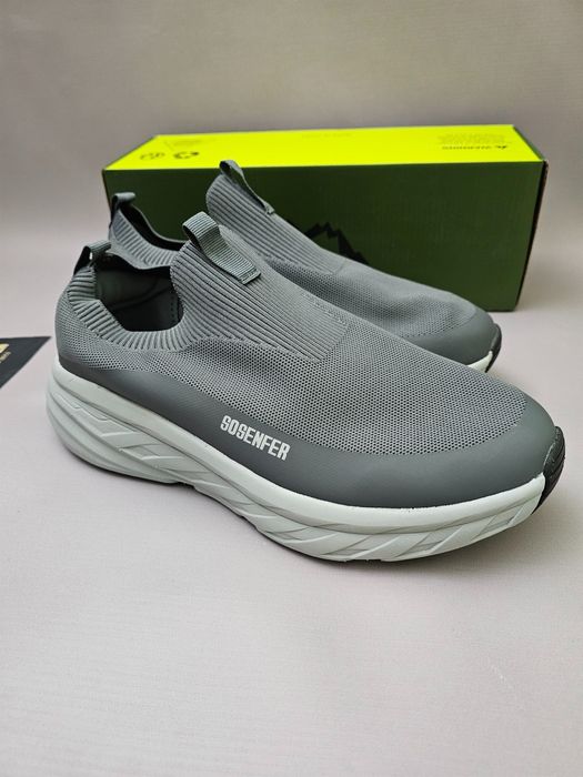 Męskie Wsuwane Buty Sportowe Slip-On Oddychające Buty Do Biegania