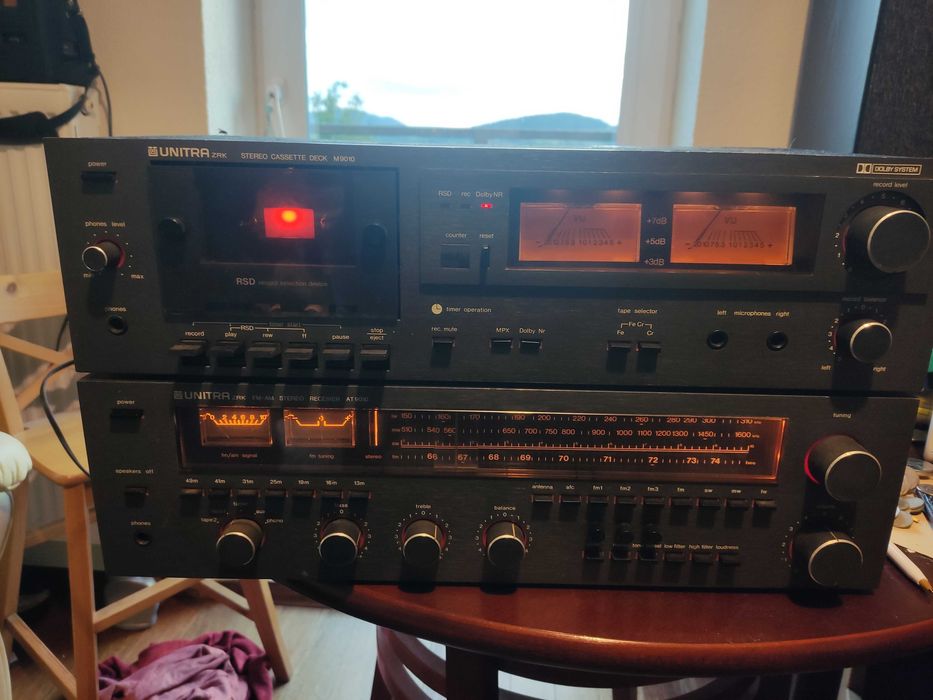 UNITRA G8010 M9010 AT9010 kolumny trójdrożne Tonsil 25 Wat zestaw PRL ...
