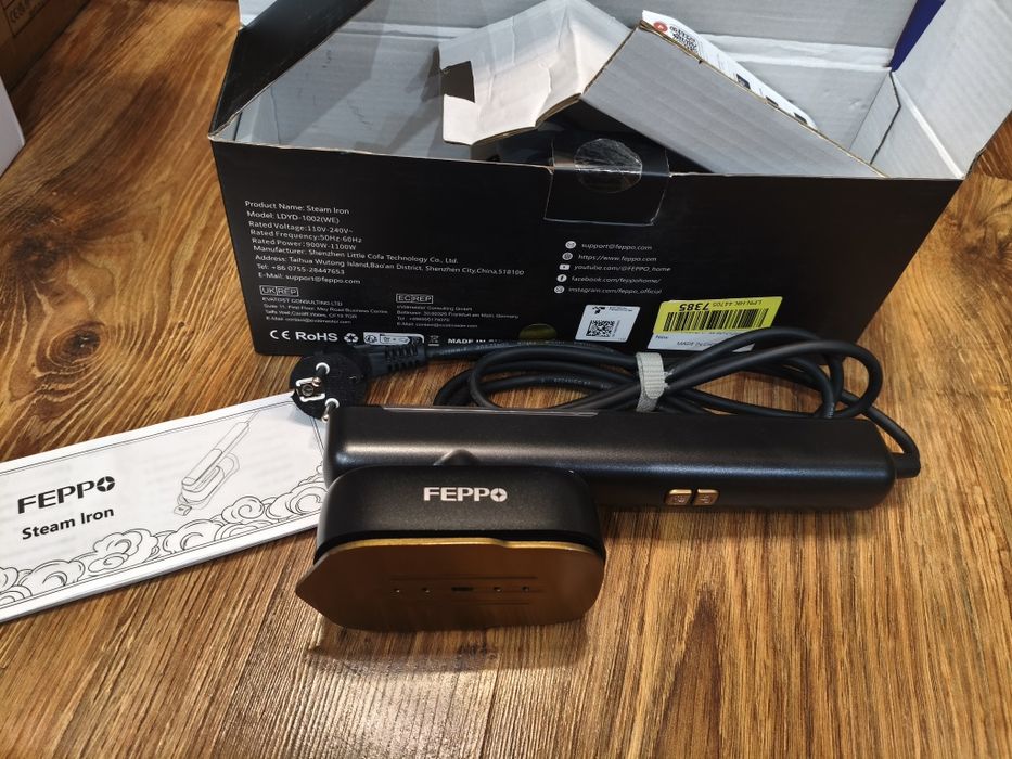 Żelazko parownica do ubrań feppo