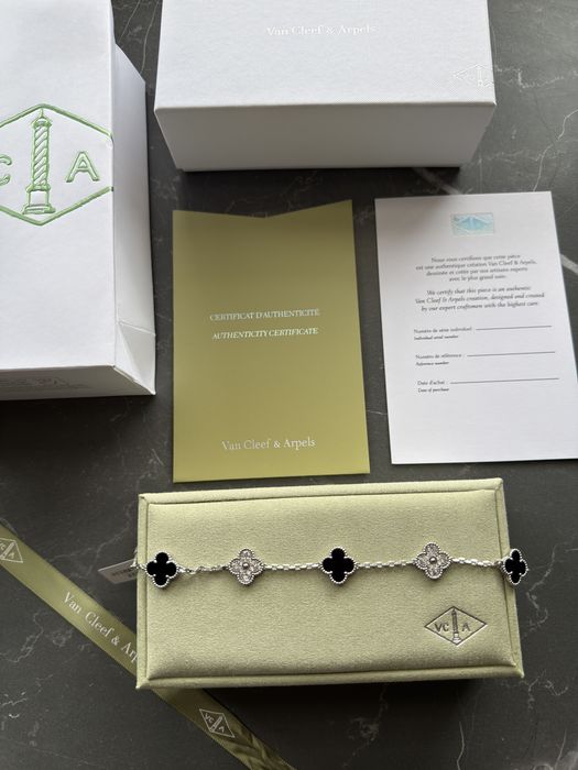 Срібний браслет Van Cleef