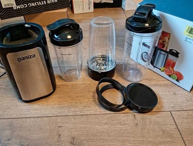 Blender kielichowy Ganiza do smoothie koktajli nowy