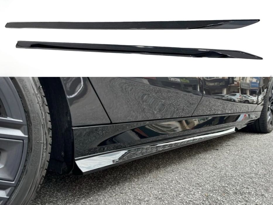 Леза під пороги BMW 5 series G60 G61 2024- M-Performance  2шт. чорний глянець Артикул:  DRC9498-26