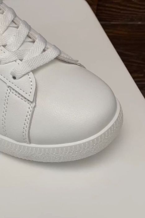 ‼️ РОЗПРОДАЖ шкіряні кросівки жіночі білі кеди на весну і літо 36 - 41