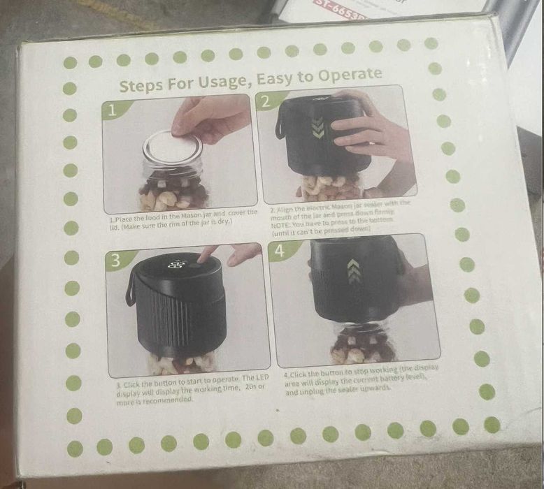 Вакуумный упаковщик банок и бутылок 3 в 1