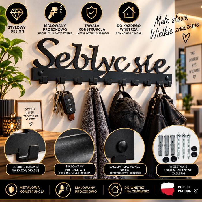 Wieszak ścienny Syblec się