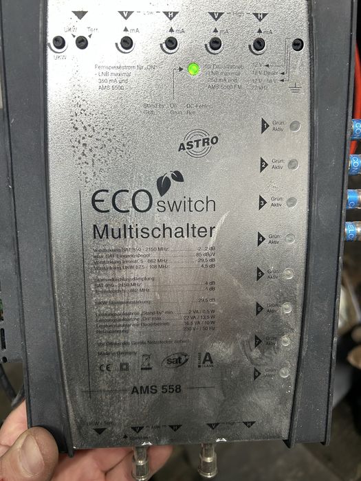 Multiswitch,rozgałęźnik sygnału,multischalter