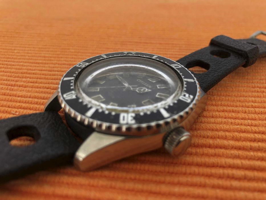Relogio Citizen diver automático. Muito raro, de 1978.  Croa de rosca.