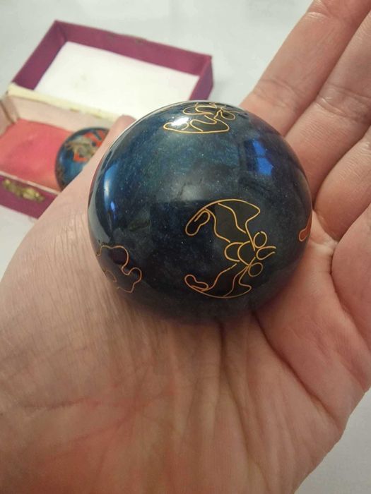 Bolas de Meditação Chinesa c/ Caixa de Pano