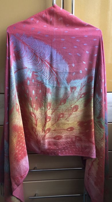 Шарф/палантин Pashmina, 100% кашемір