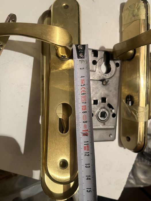 Klamki mosiezne używane