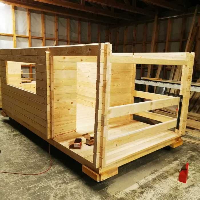 Balik ścienny Drewno C24 Świerk Skandynawski