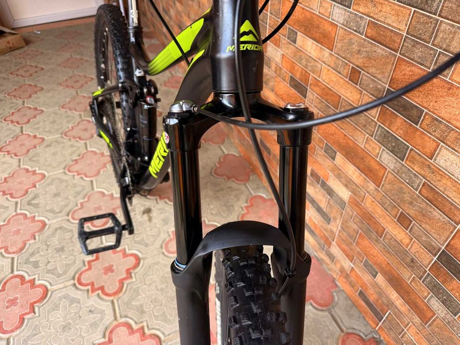 Велосипед MERIDA One-Twenty 27.5"S-M" Shimano DEORE, SR Suntour  140 mm