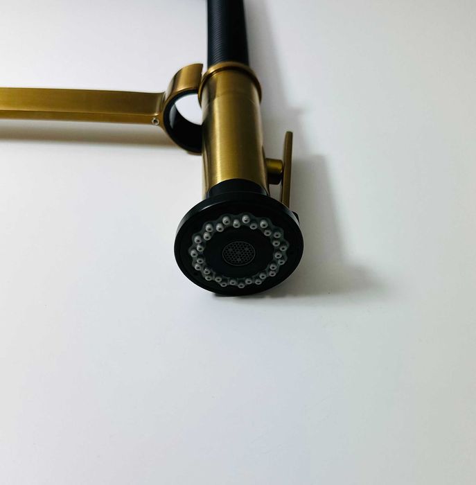 Кухоний змішувач GoodHome Kamut з рухомим латунним виливом