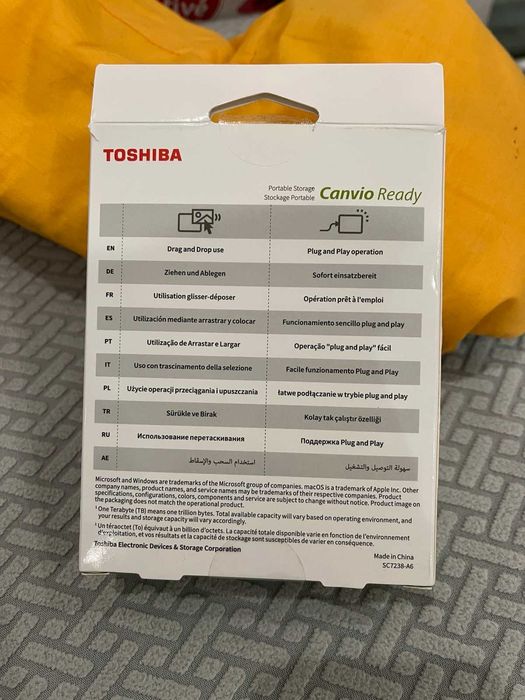 Disco Externo Toshiba Canvio Ready 4TB (USB 3.2)