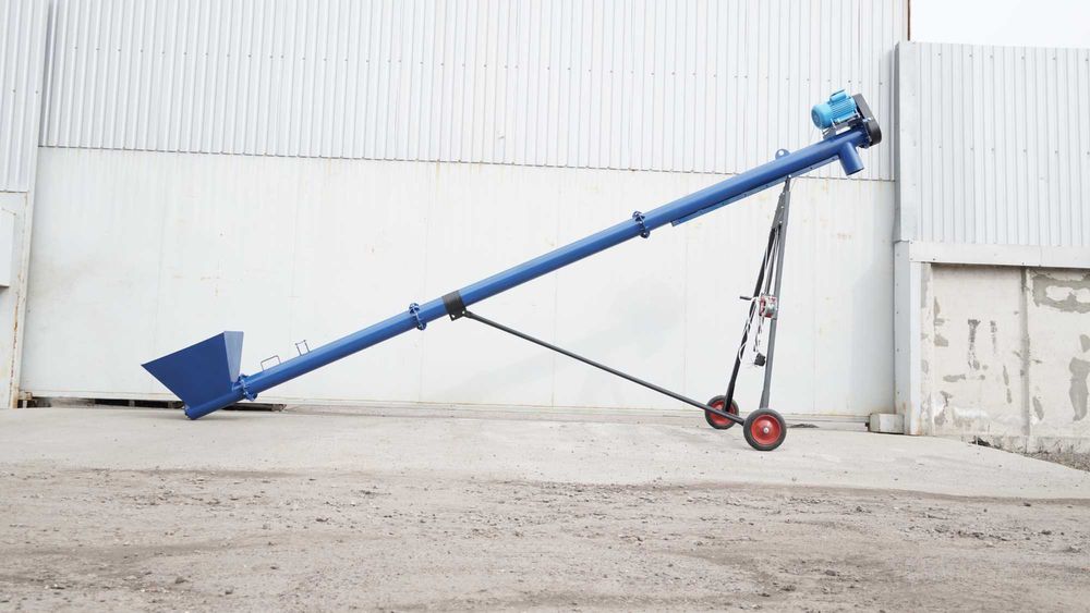 Шнековый погрузчик, зернотранспортер, гвинтовий конвейер, шнек