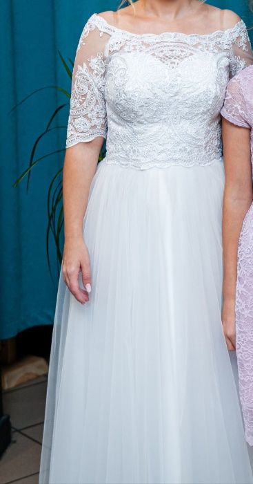 Suknia Ślubna - Ewa Stawna A20218, wzrost 153cm